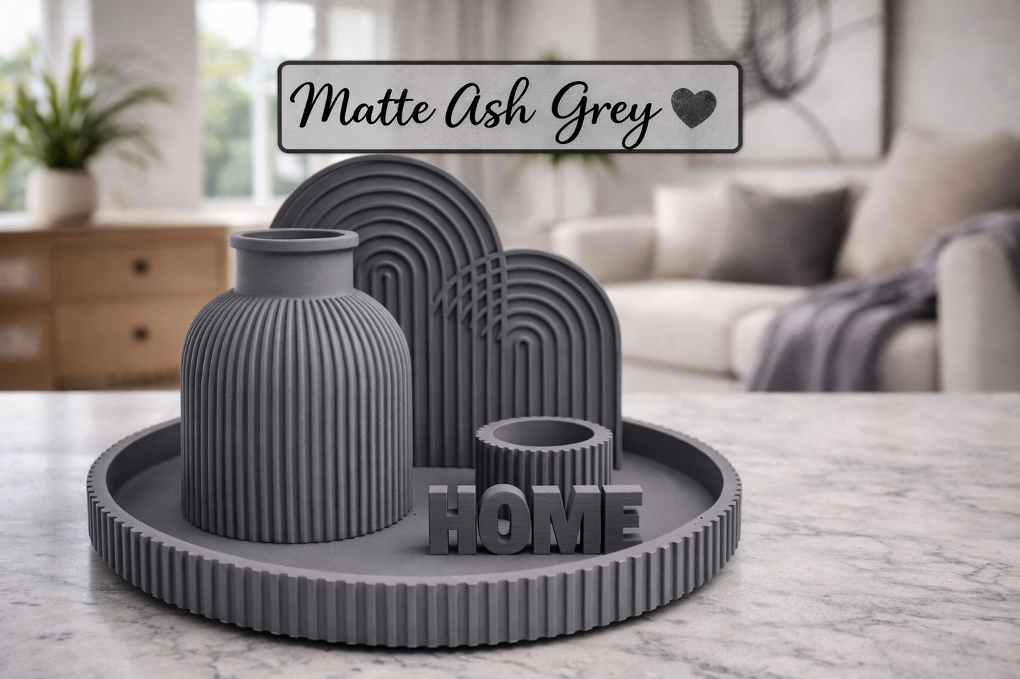Minimalist Arch Vase Decor Set