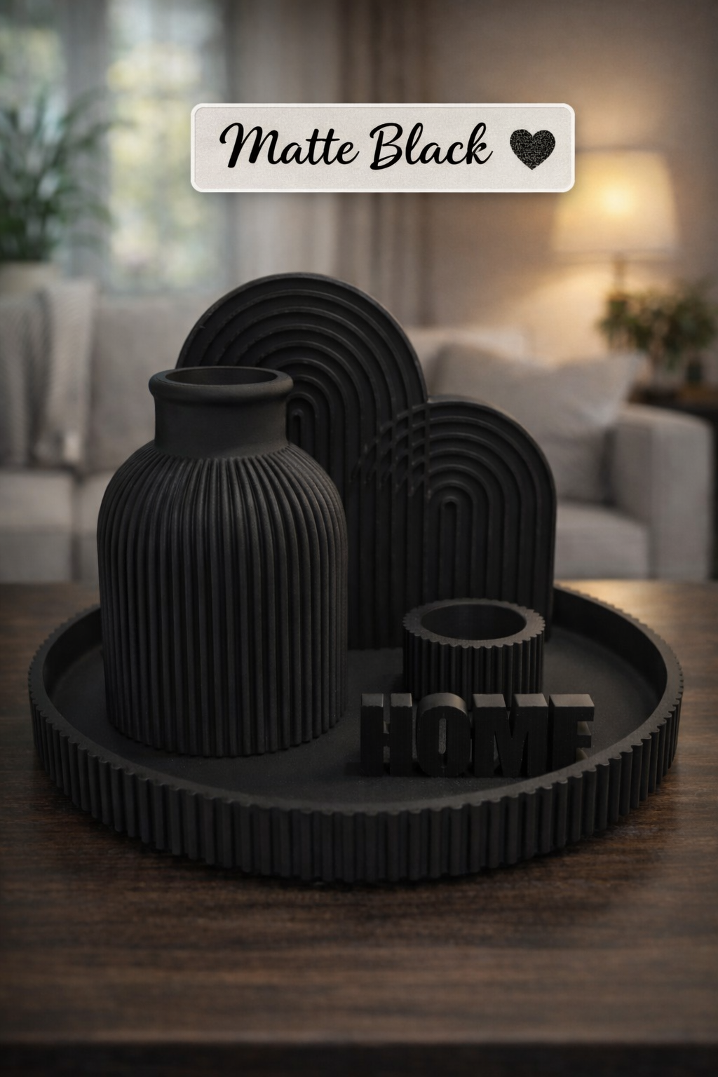 Minimalist Arch Vase Decor Set